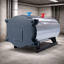 Natural gas boiler system